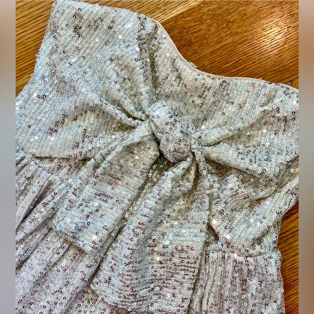 Sequin Strapless Dress/Romper